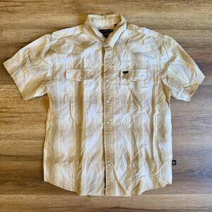 Mens M button up casual shirt